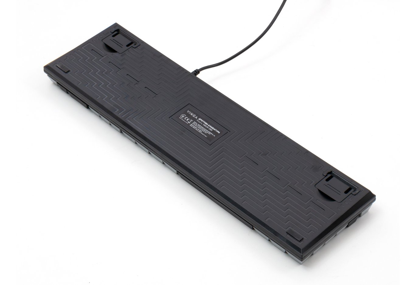 Клавіатура Vinga KBGM-090 LED Blue Switch USB Grey/Black (KBGM-090BL Grey/Black)