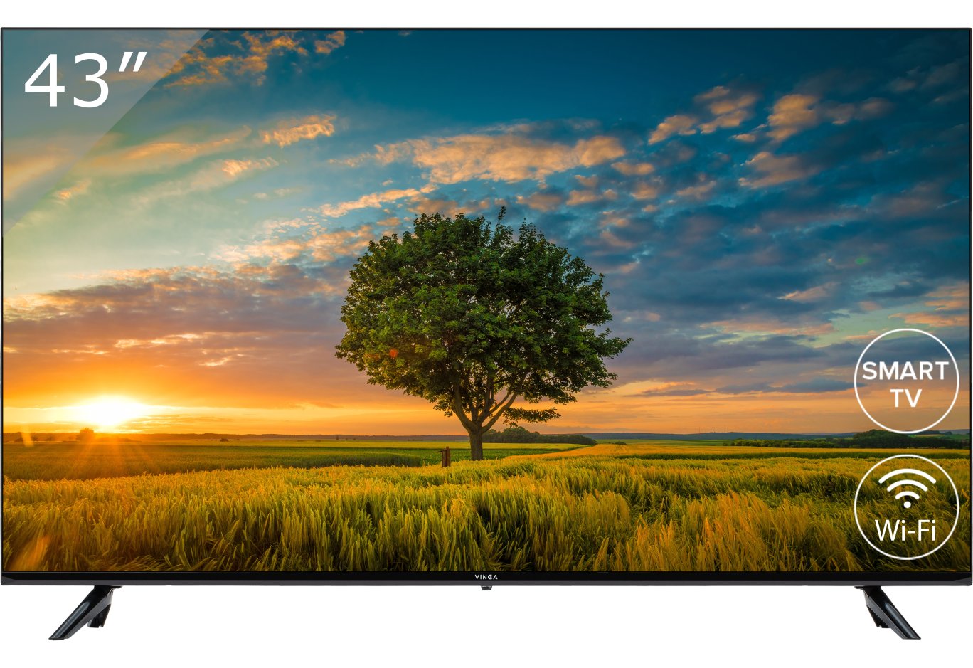 Телевізор Vinga S43FHD25B