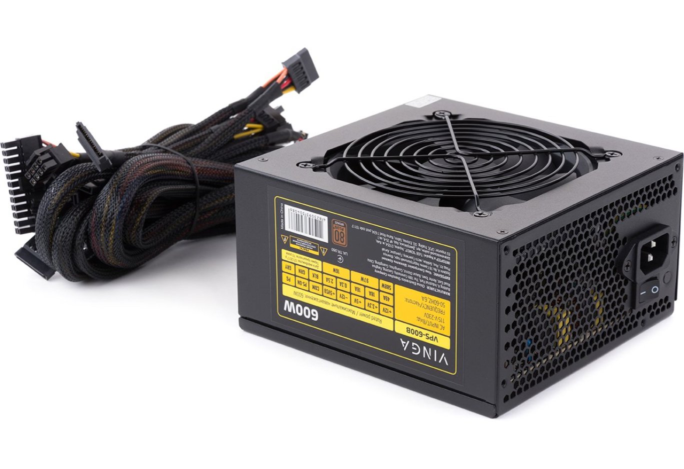Power supply Vinga 600W (VPS-600B)