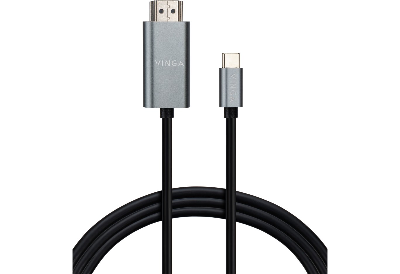 Кабель мультимедійний USB-C to HDMI M 1.5m V1.4 4K30Hz Vinga (VCPVCCH1415)