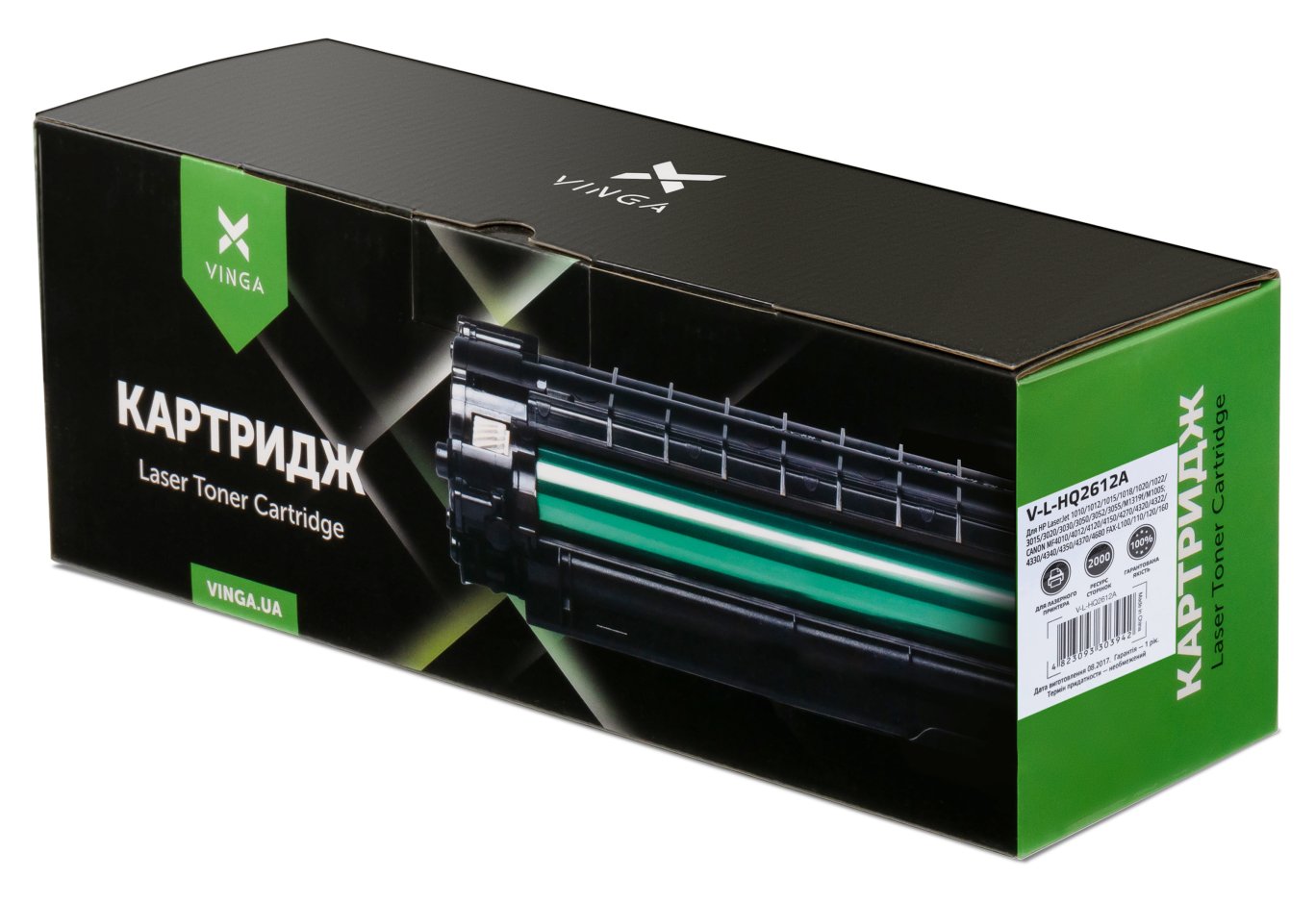 Картридж Vinga HP Q2612A (V-L-HQ2612A)