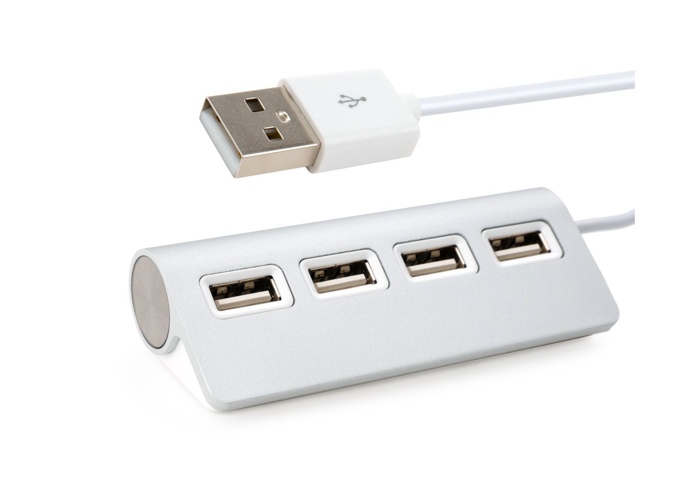 Концентратор Vinga USB 2.0 to 4*USB2.0 metal (VCPH2USB4)