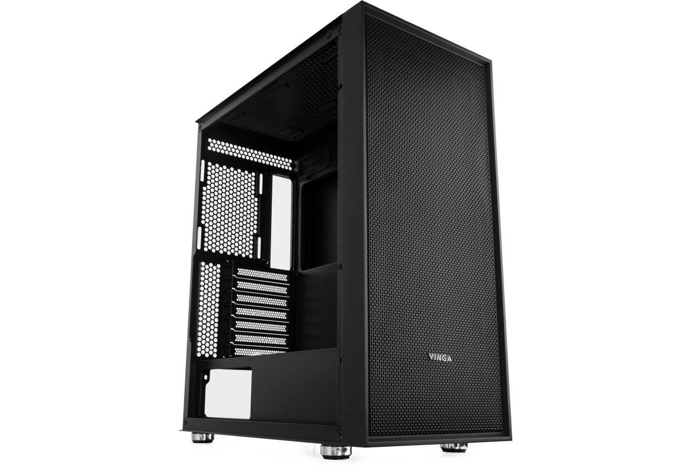 Корпус для ПК Vinga Pillar Black