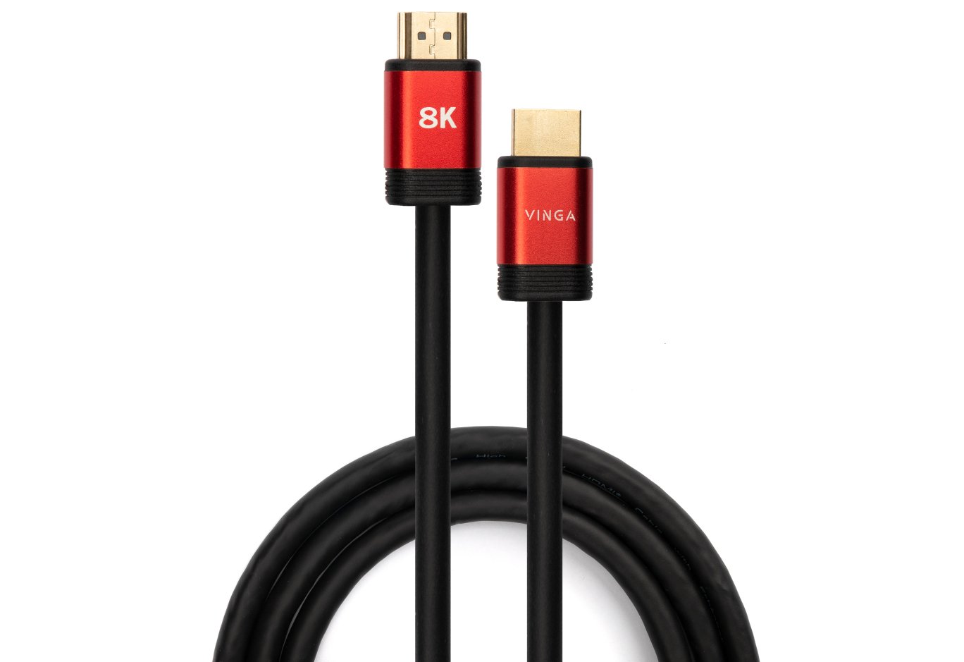 Кабель мультимедійний HDMI M to HDMI M 1.8m V2.1 8K Vinga (VCPHDMIMM211.8)