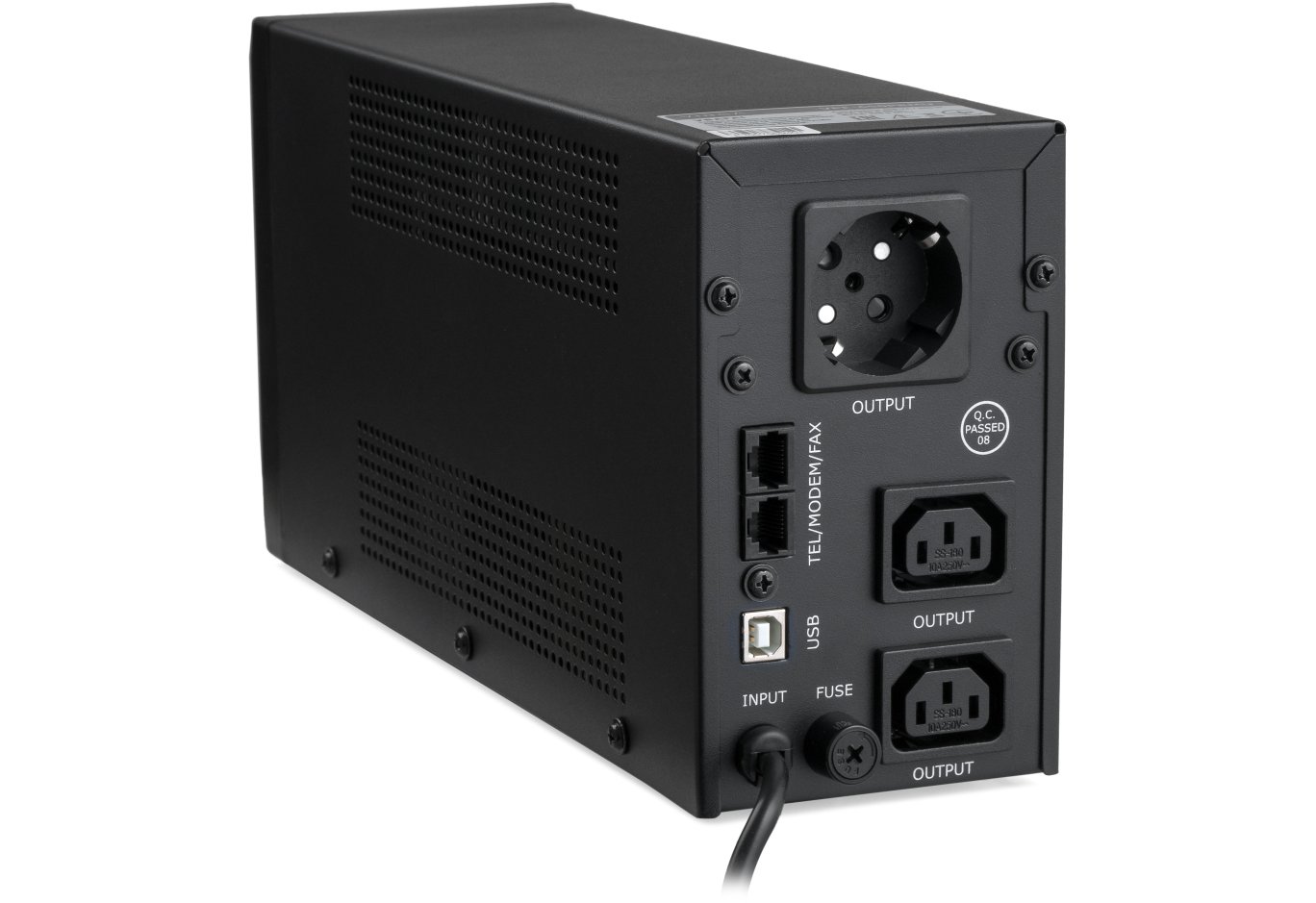 Пристрій безперебійного живлення Vinga LED 650VA metal case with USB (VPE-650PRMU)