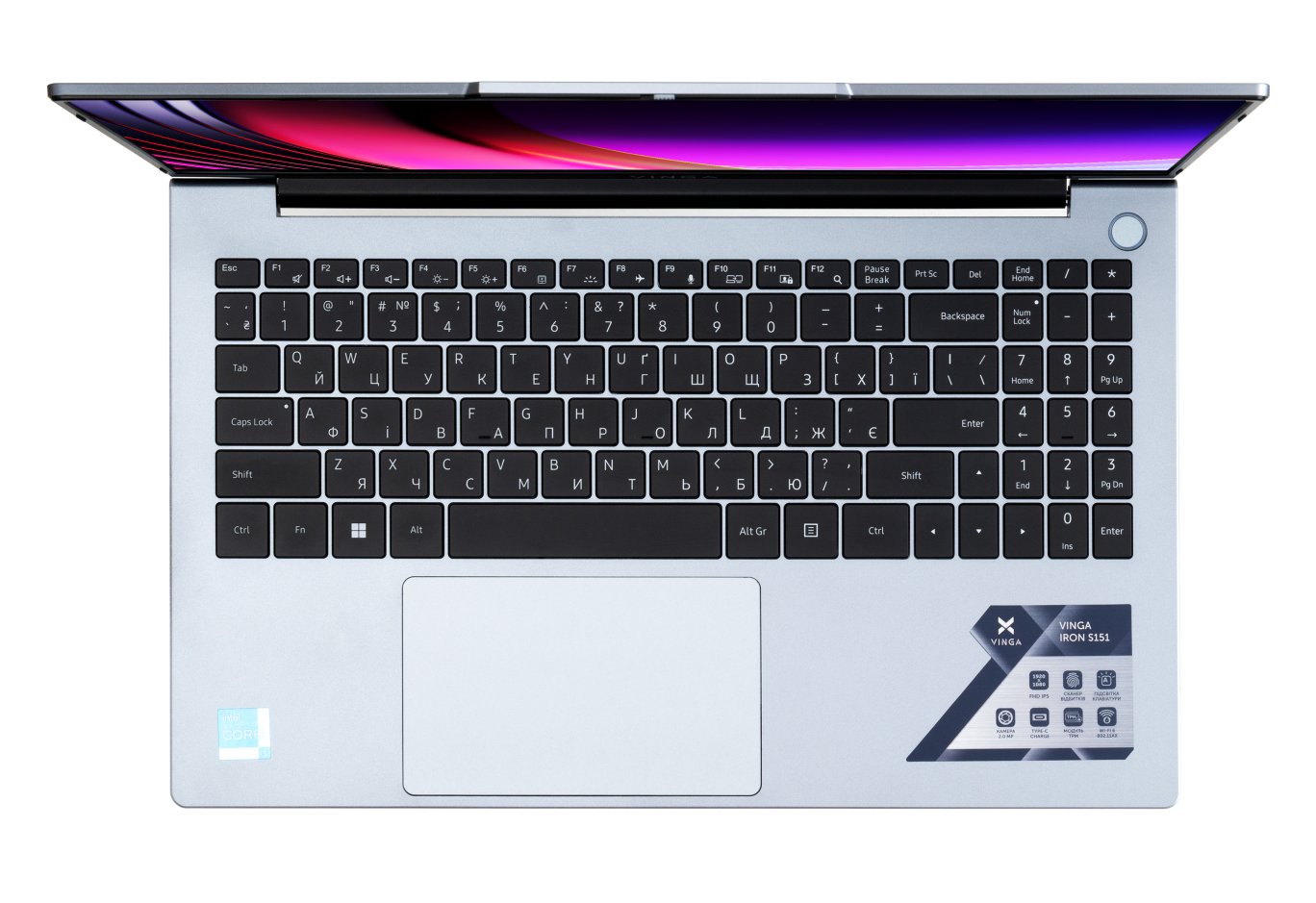 Ноутбук Vinga Iron S151 (S151-133416512S)
