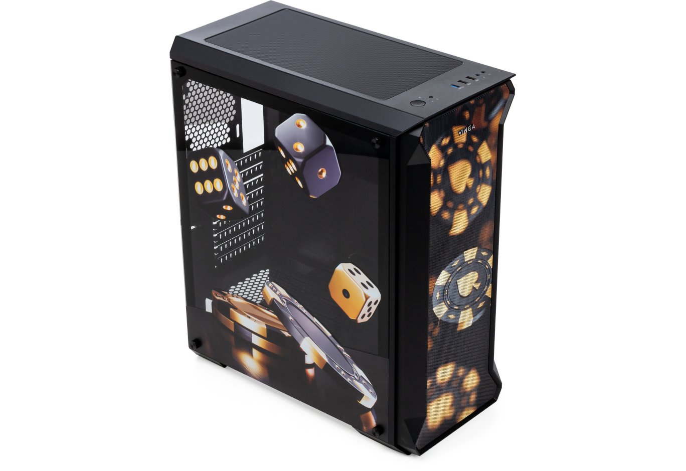 PC Case Vinga Tank Poker aces (01230011787565)