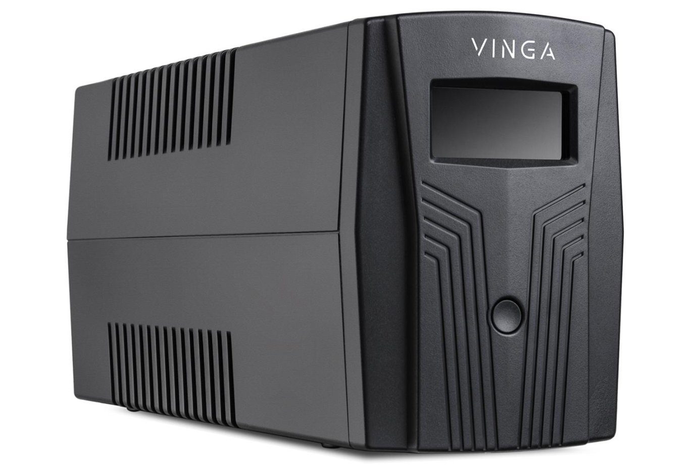 Пристрій безперебійного живлення Vinga LCD 600VA plastic case with USB (VPC-600PU)