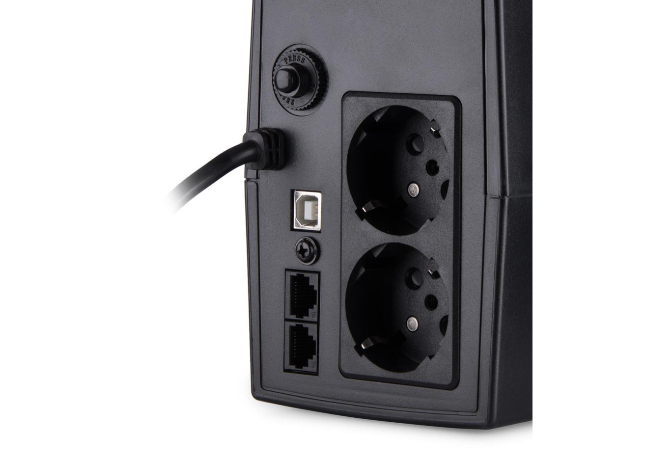 Пристрій безперебійного живлення Vinga LCD 600VA plastic case with USB (VPC-600PU)