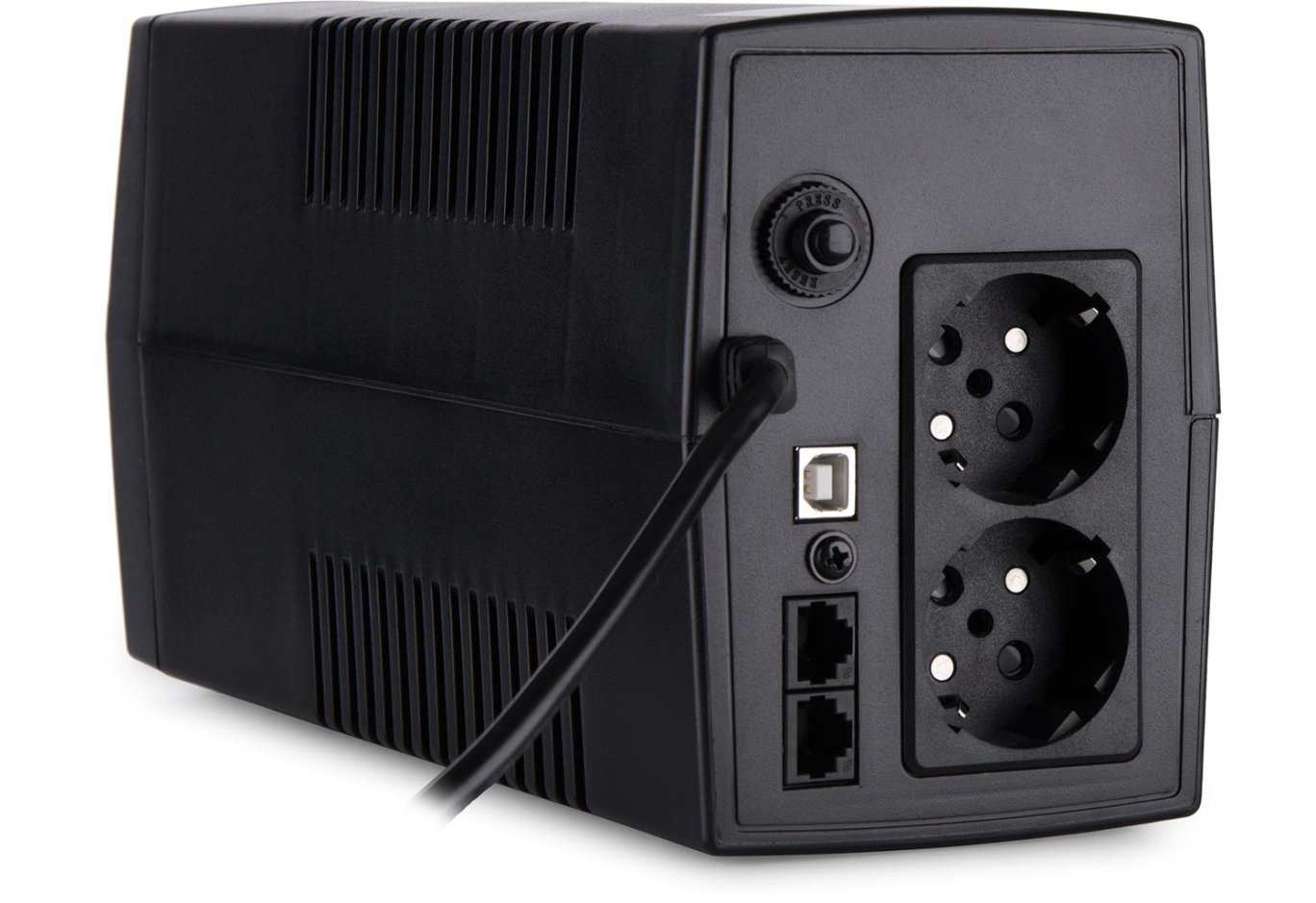 Пристрій безперебійного живлення Vinga LED 800VA plastic case with USB (VPE-800PU)