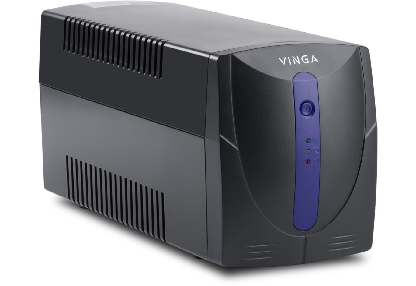 Пристрій безперебійного живлення Vinga LED 1200VA plastic case with USB (VPE-1200PU)