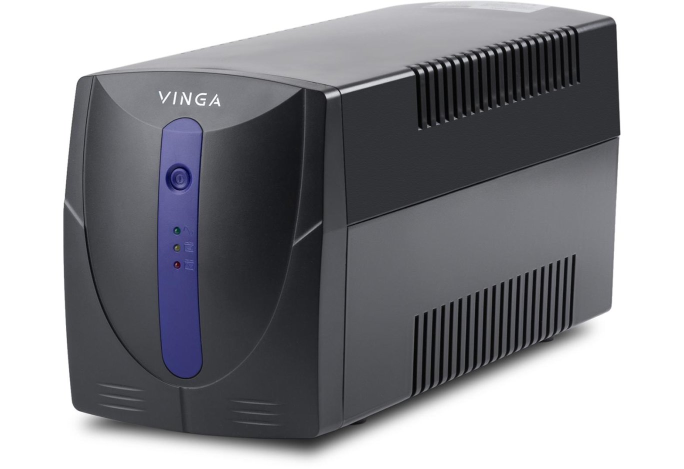 Пристрій безперебійного живлення Vinga LED 1200VA plastic case with USB (VPE-1200PU)