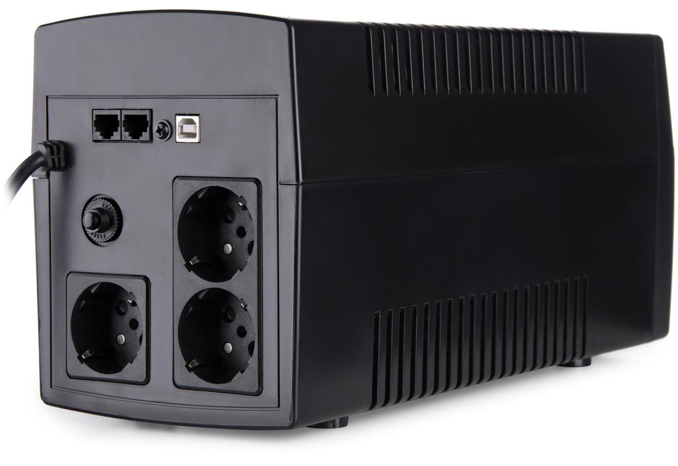 Uninterruptible Power Supply Vinga LED 1500VA plastic case with USB (VPE-1500PU)