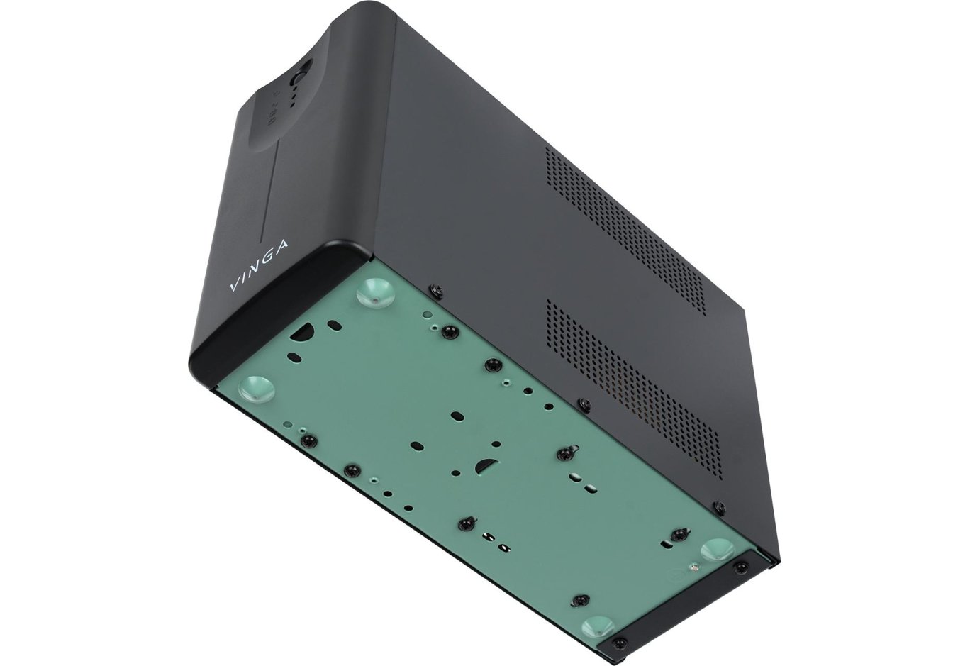 Uninterruptible Power Supply Vinga LED 600VA metal case with USB (VPE-600MU)