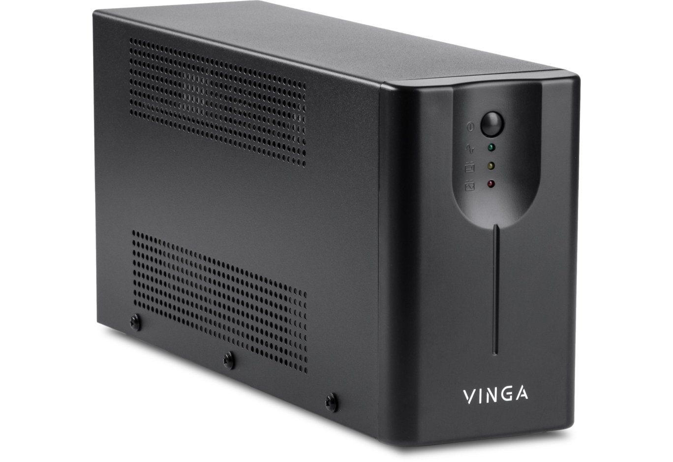 Uninterruptible Power Supply Vinga LED 600VA metal case with USB (VPE-600MU)