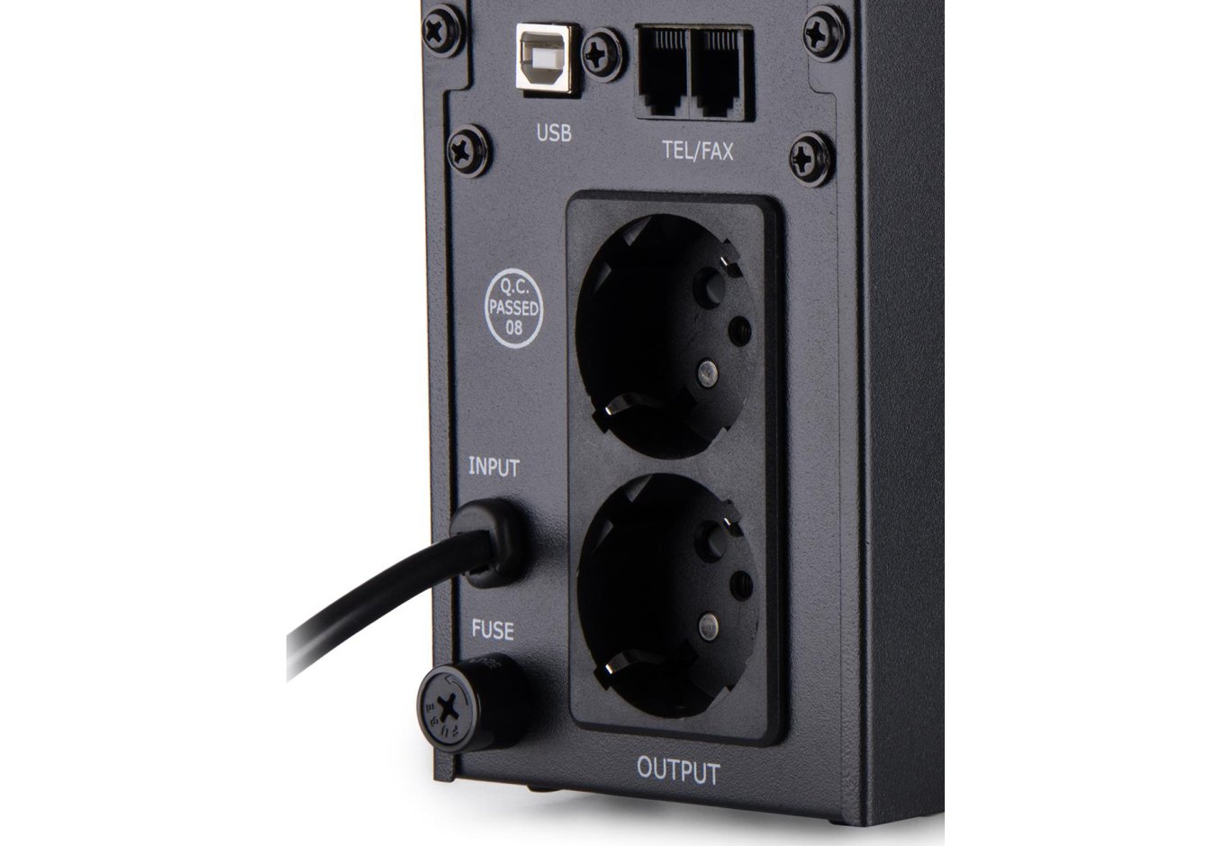 Пристрій безперебійного живлення Vinga LED 800VA metal case with USB (VPE-800MU)