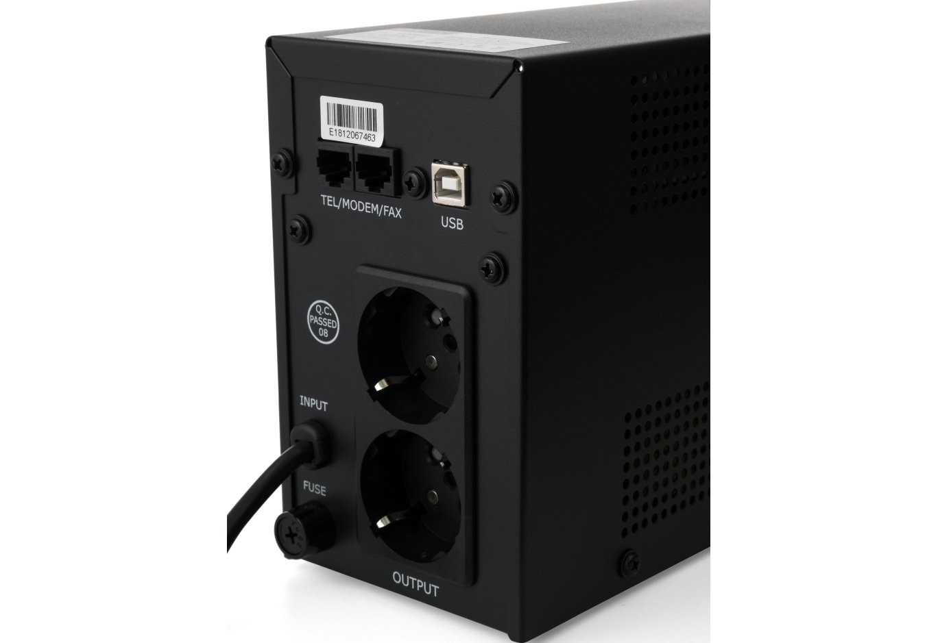 Пристрій безперебійного живлення Vinga LCD 600VA metal case with USB (VPC-600MU)