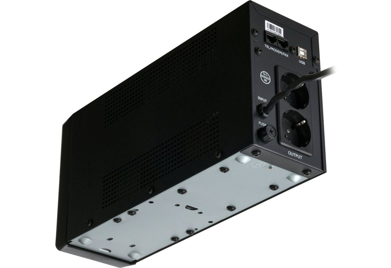 Пристрій безперебійного живлення Vinga LCD 600VA metal case with USB (VPC-600MU)