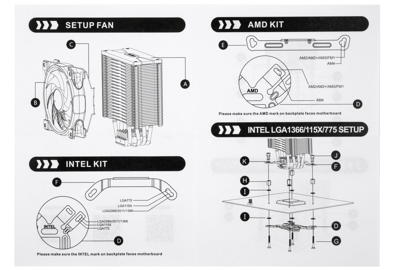 CPU cooler Vinga CL3003