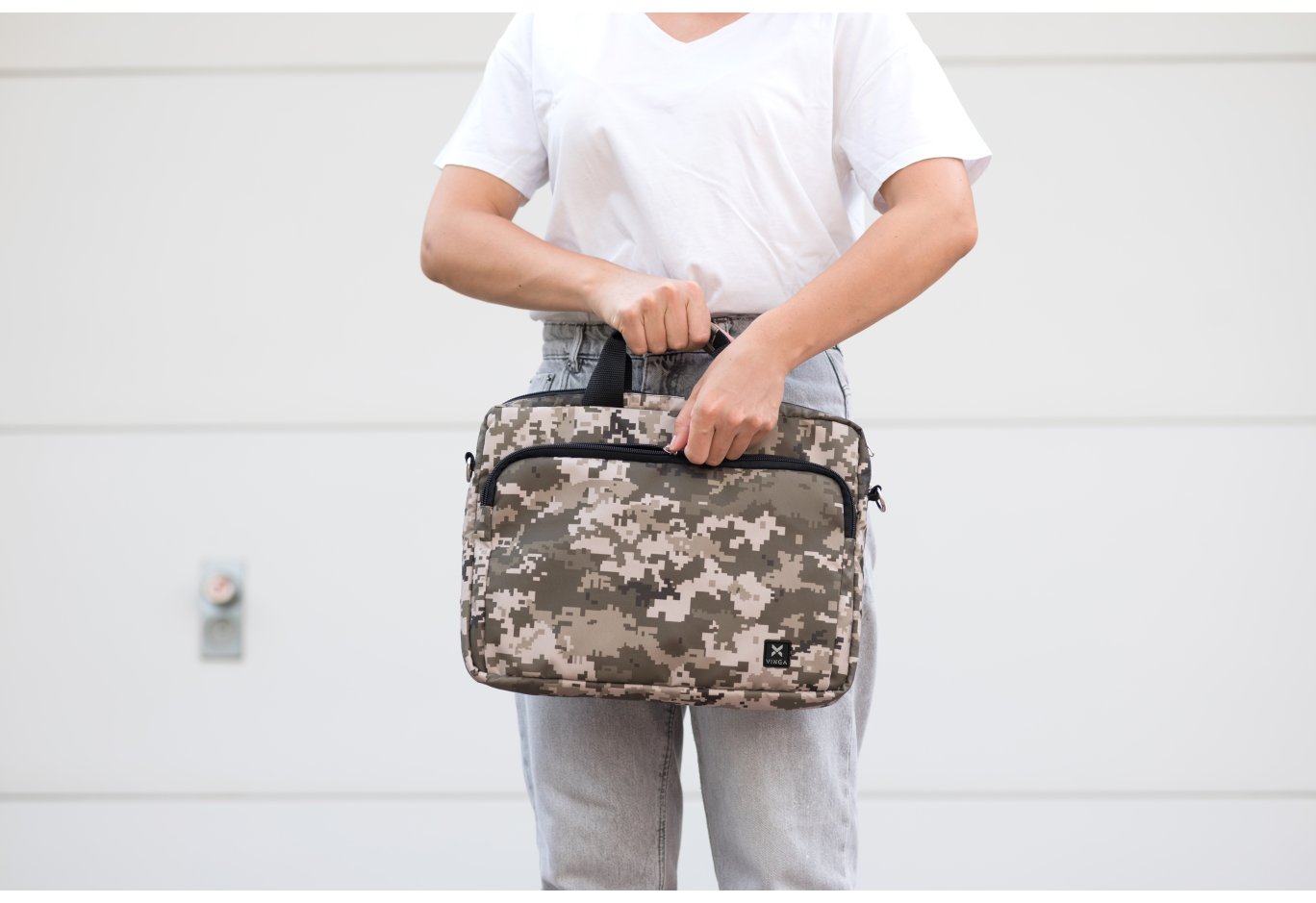 Сумка для ноутбука Vinga 14" NB1430 pixel (NB1430PX)