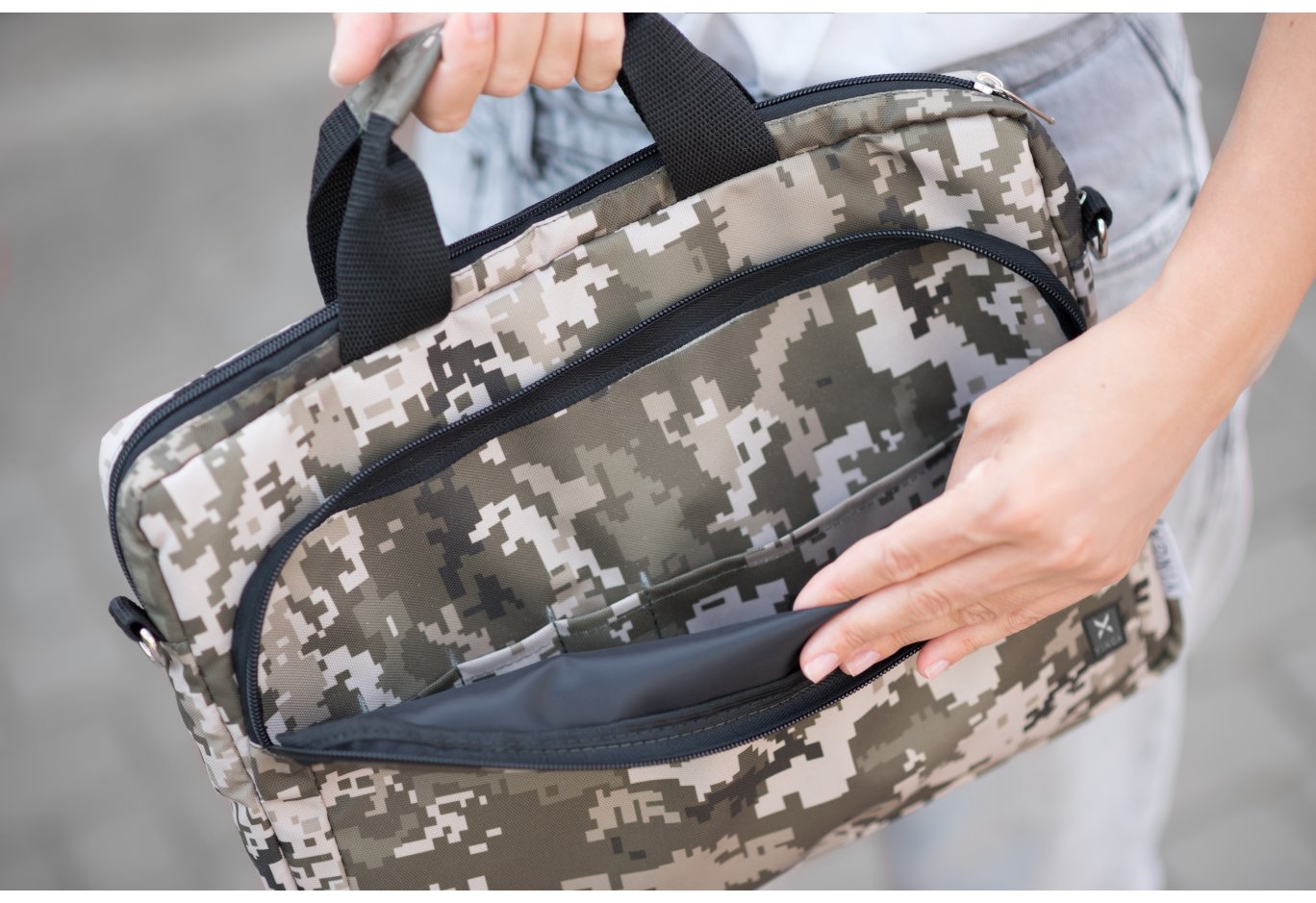 Сумка для ноутбука Vinga 14" NB1430 pixel (NB1430PX)