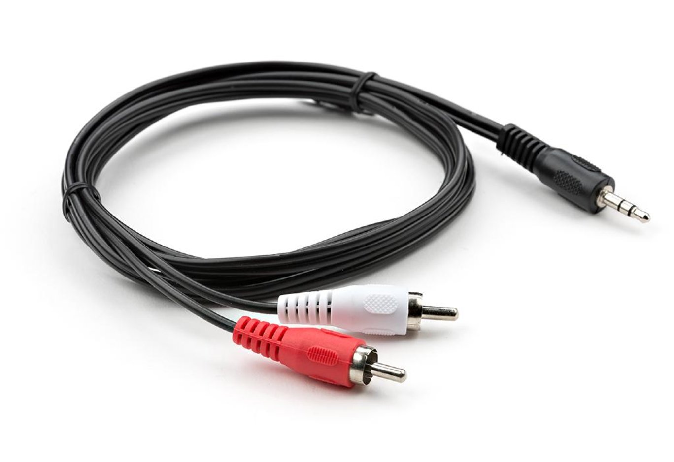 Multimedia cable 3.5mm M to 2xRCA M 1.5m Vinga (VCPDCJ35MRCA21.5BK)