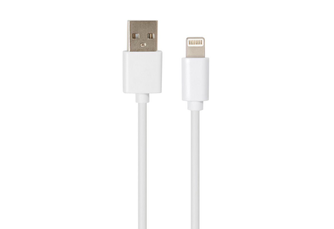 Data cable USB 2.0 AM to Lightning PVC 1m white Vinga (VCPDCL1W)