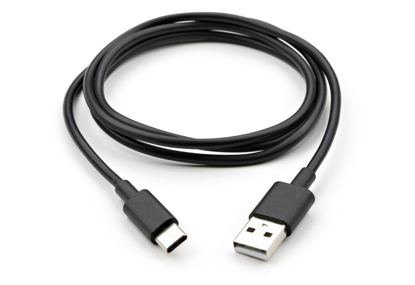 Дата кабель USB 2.0 AM to USB-C 1.0m PVC black Vinga (VCPDCTC1BK)