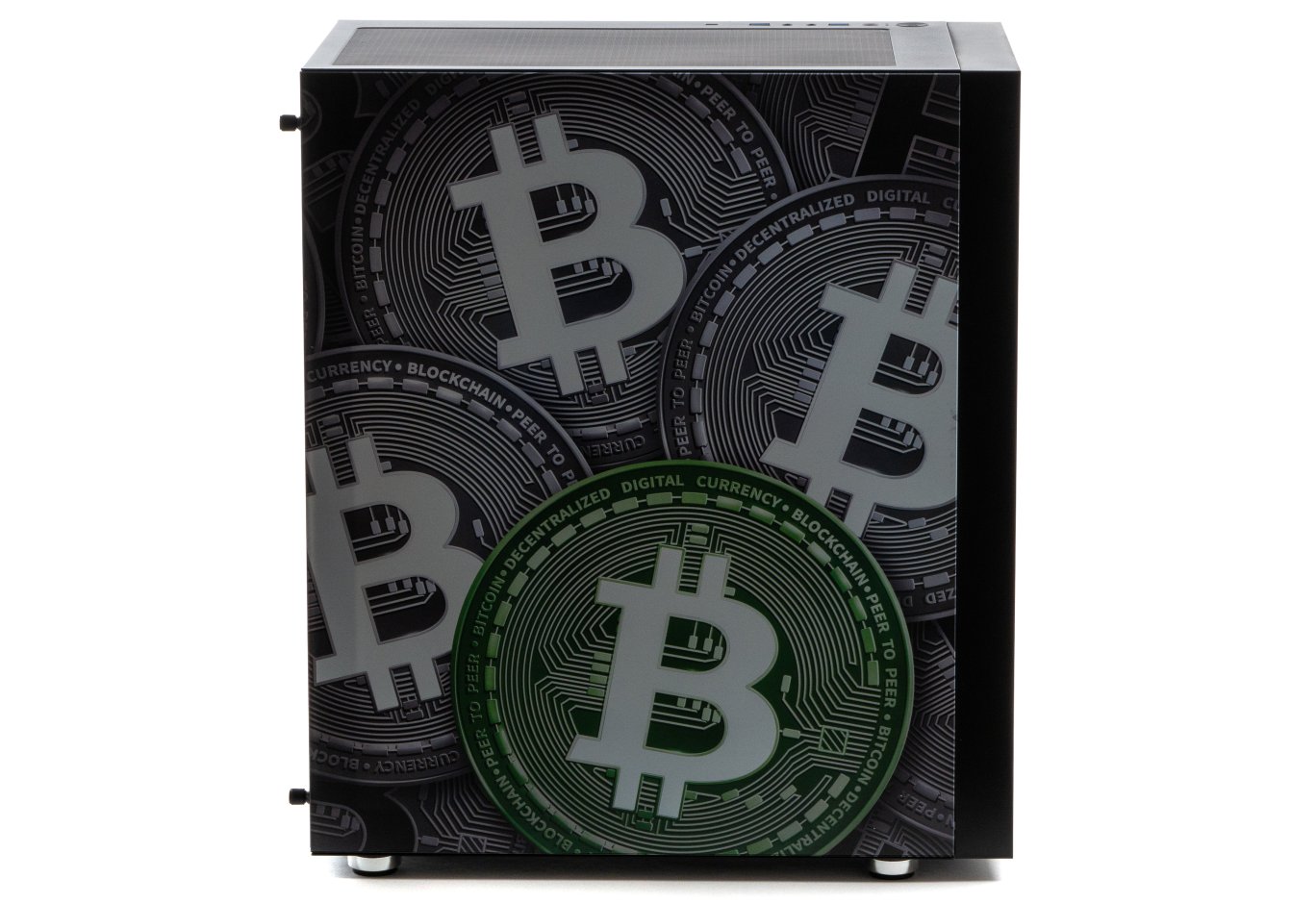 PC Case Vinga Pillar Black Bitcoin (01230011783)