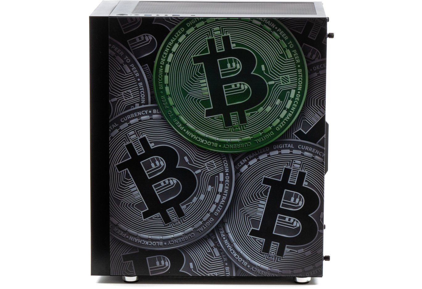 PC Case Vinga Pillar Black Bitcoin (01230011783)