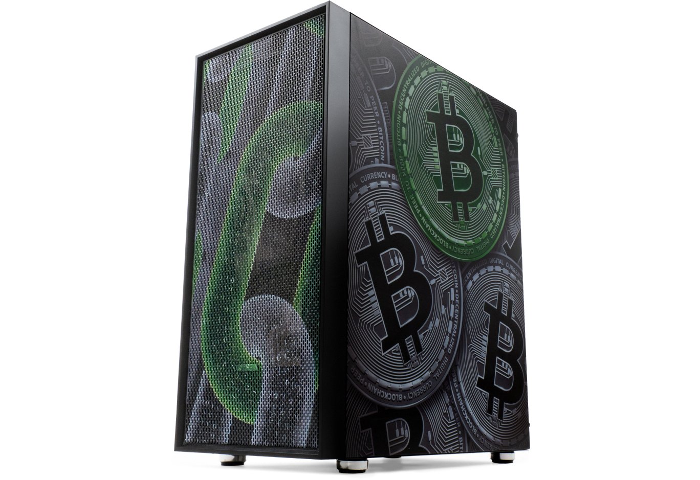 PC Case Vinga Pillar Black Bitcoin (01230011783)