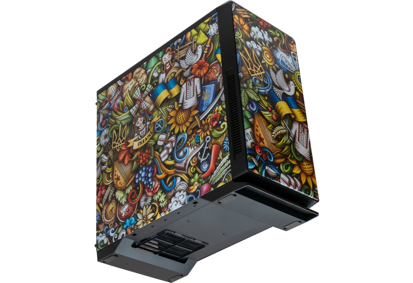 Корпус для ПК Vinga Black Widow Ukraine Free (01230011784)