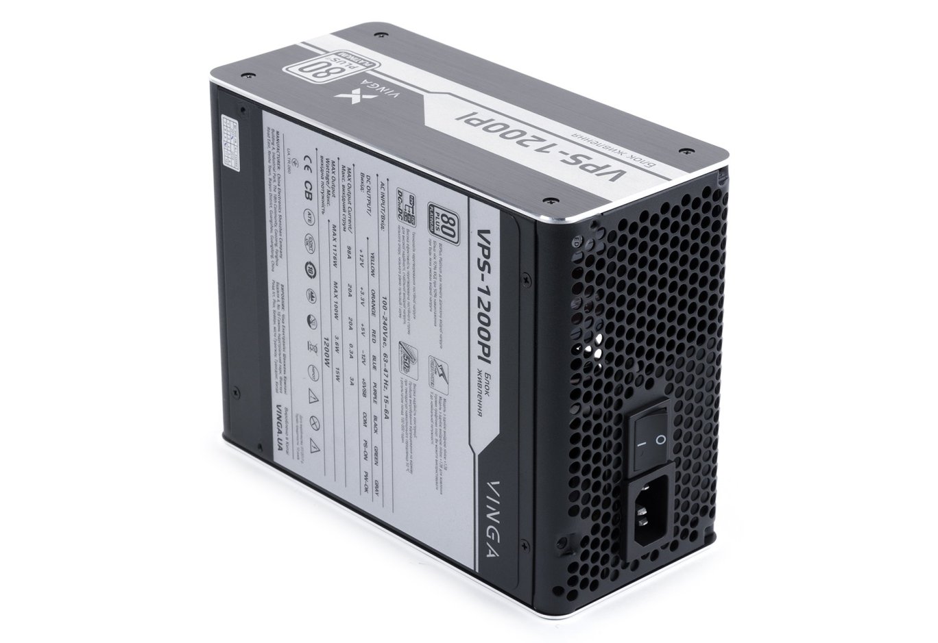 Блок живлення Vinga 1200W (VPS-1200Pl)