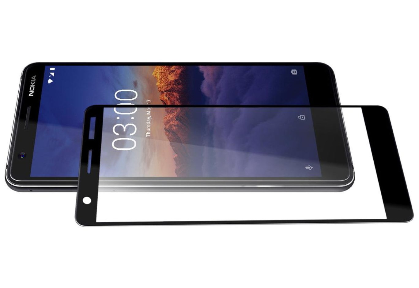 Скло захисне Vinga для Nokia 3.1 Black (VTPGS-N31B)