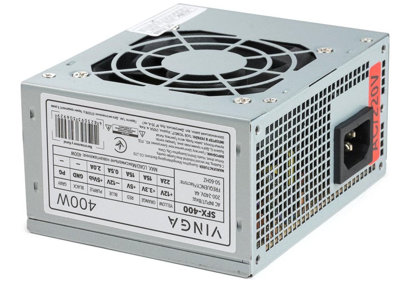 Блок живлення Vinga 400W ОЕМ (SFX-400)