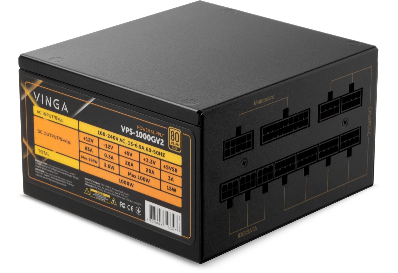 Блок живлення Vinga 1000W (VPS-1000GV2)