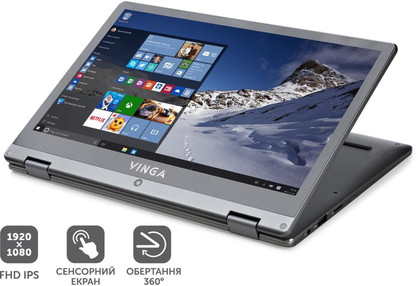 Ноутбук Vinga Twizzle J116 (J116-P50464G)