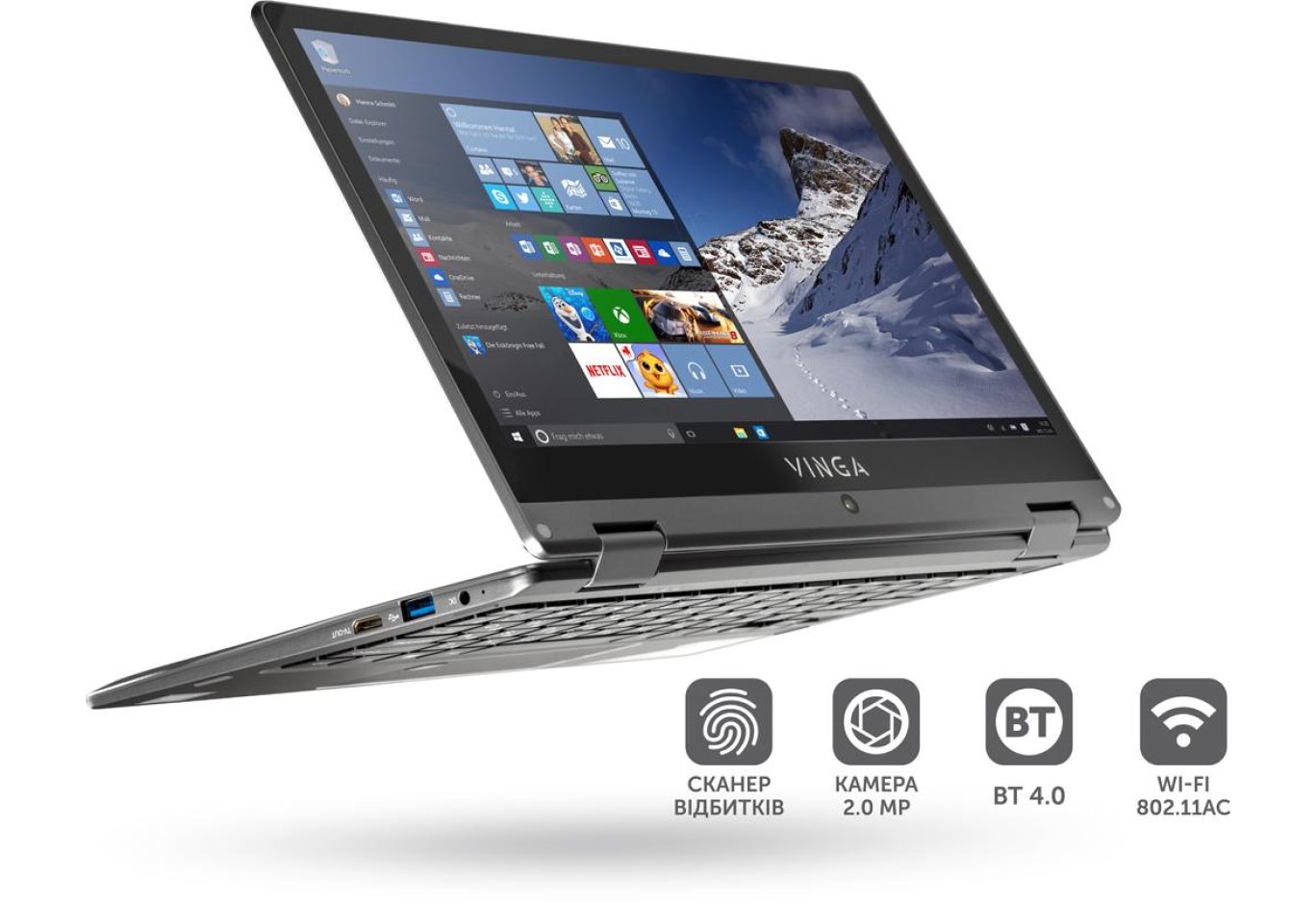 Ноутбук Vinga Twizzle J116 (J116-P50464G)
