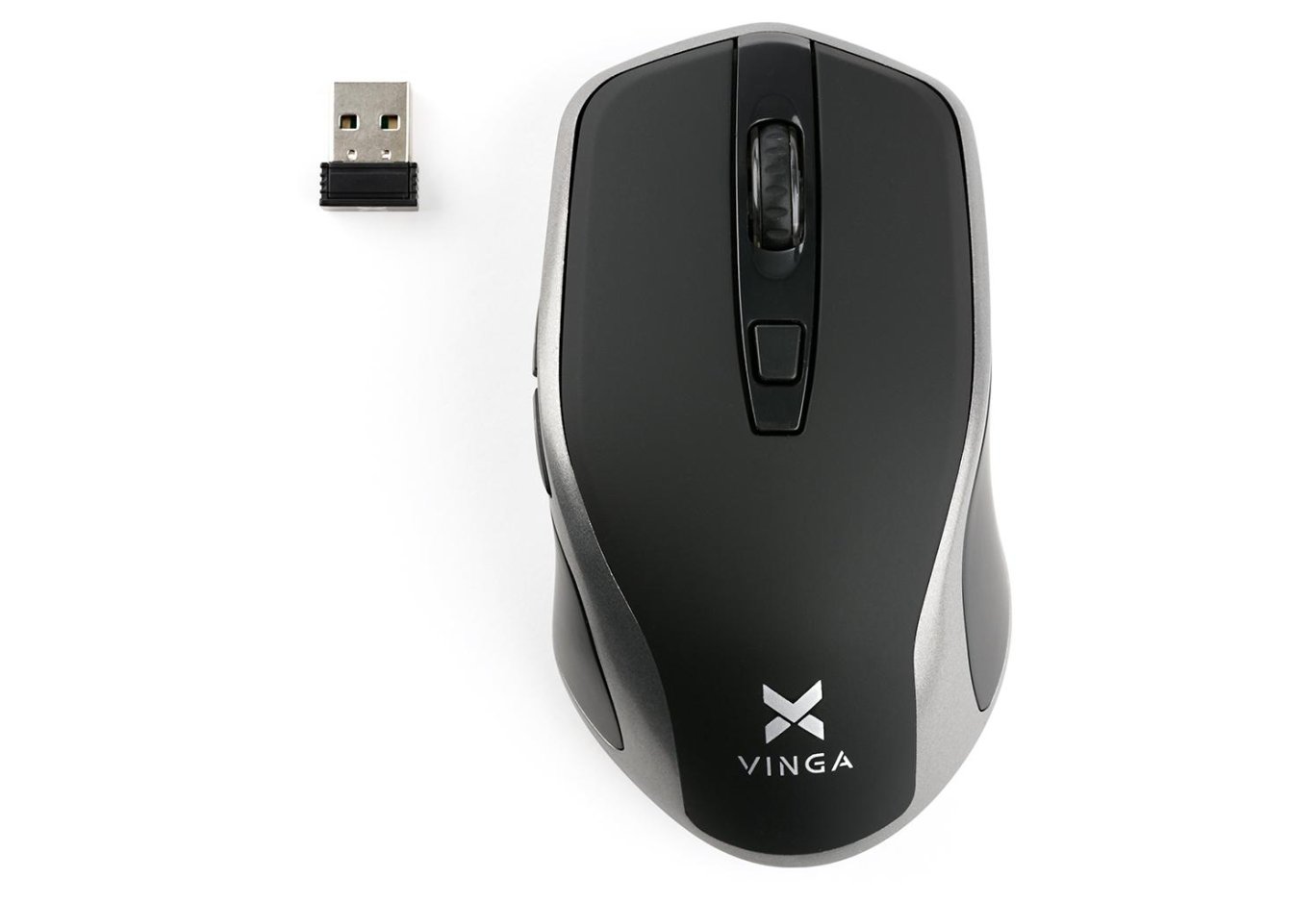 Mouse Vinga MSW-909 Silent black-grey