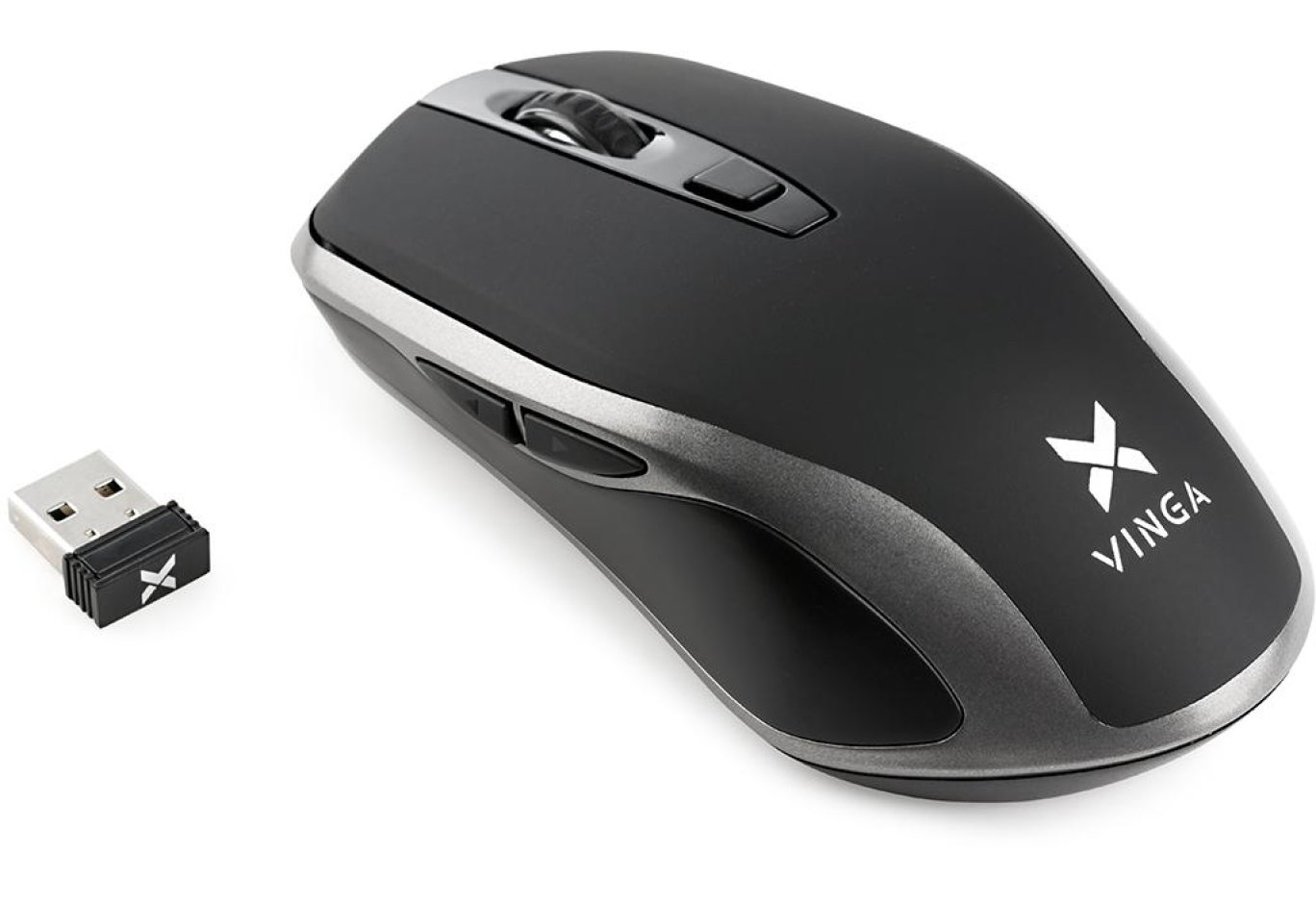 Mouse Vinga MSW-909 Silent black-grey