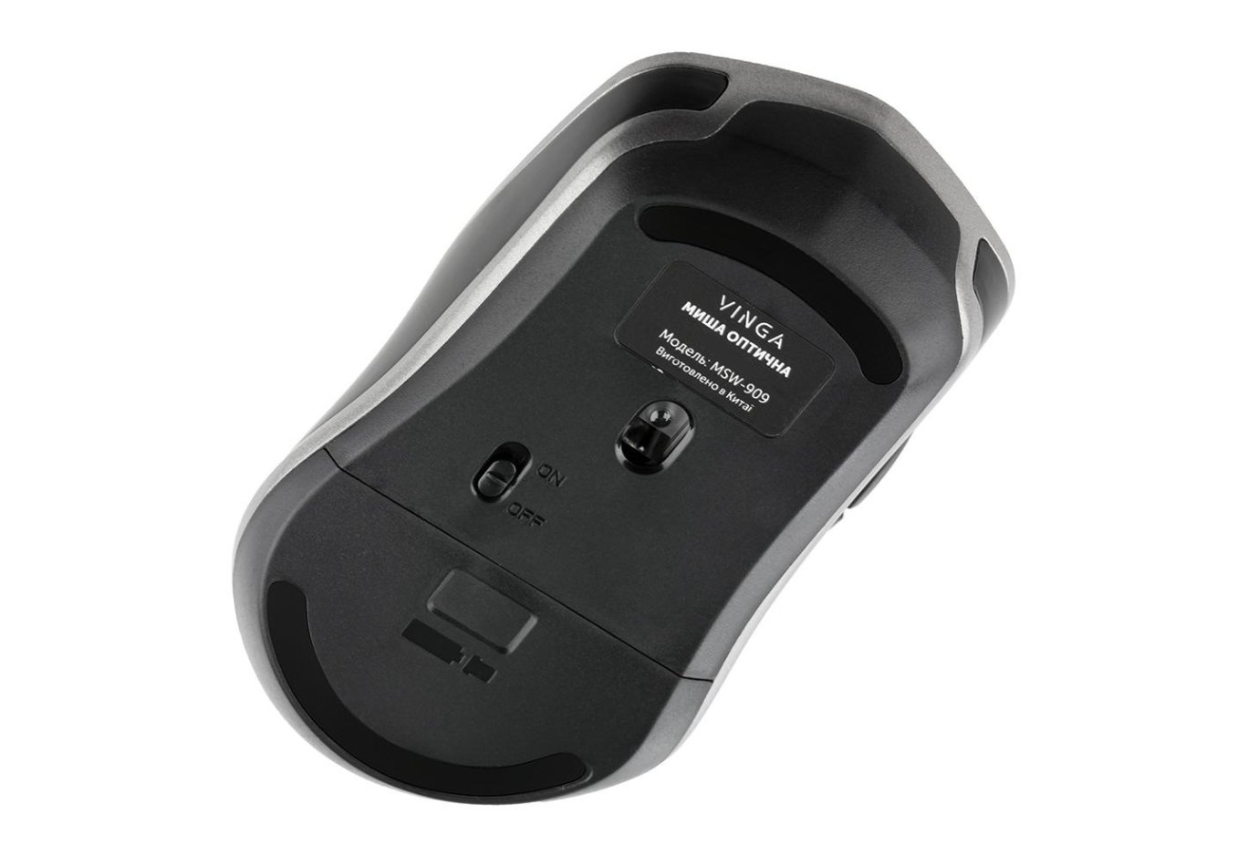 Mouse Vinga MSW-909 Silent black-grey